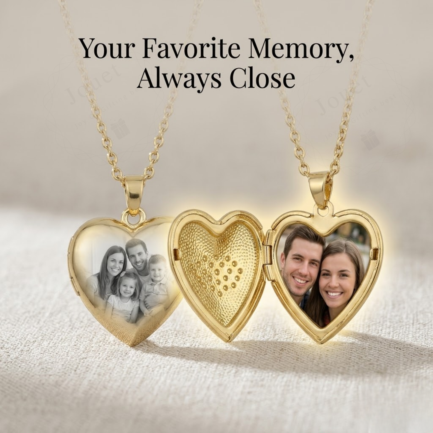 Personalized Heart Photo Locket Necklace for Women with Crystal Evil Eye Design, Stainless Steel Anti-Tarnish Custom Picture Pendant Gift for Her