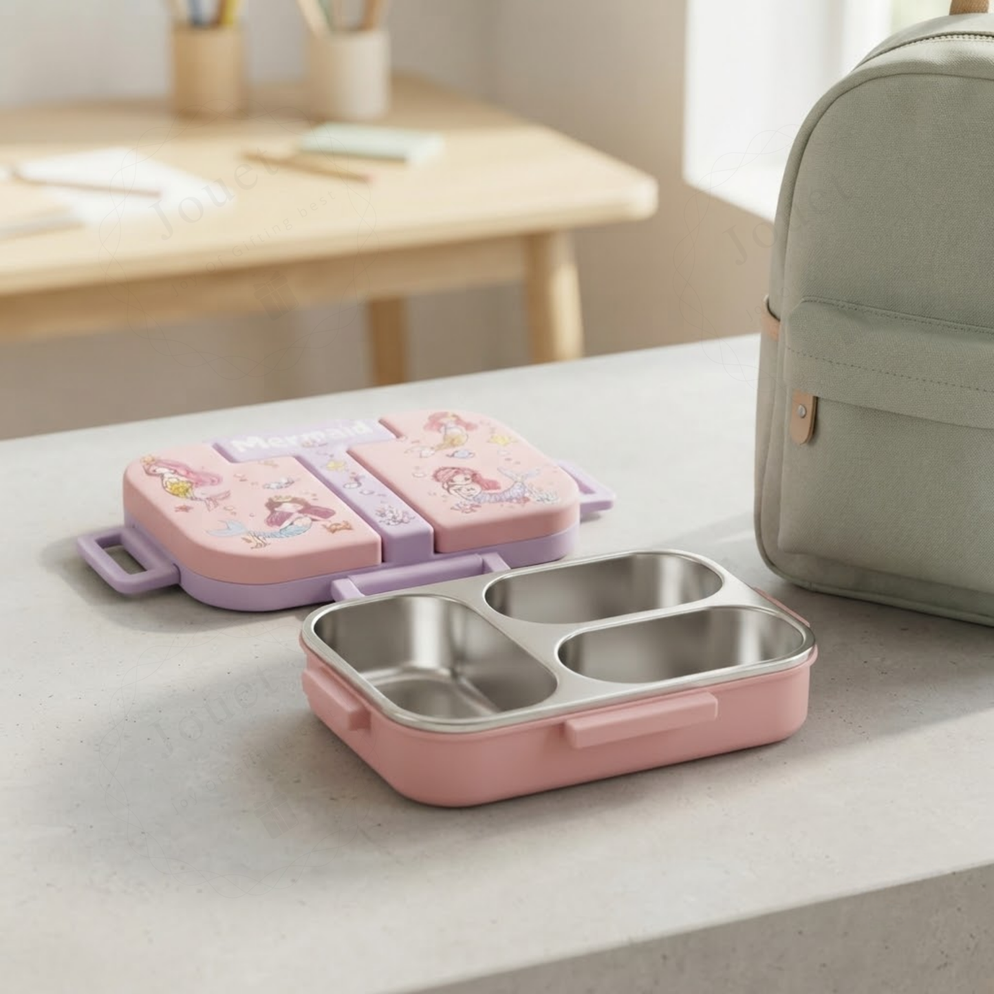 Premium Kids Stainless Steel Bento Lunch Box | Leakproof Clip Lock Food Container