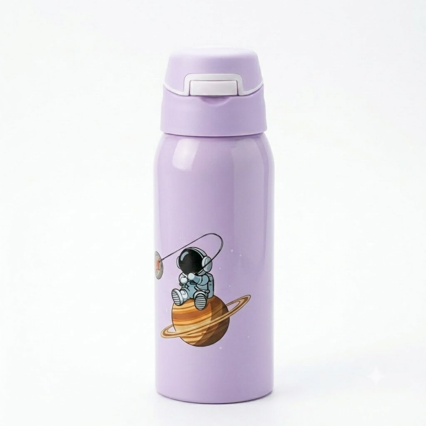 500ml Kids Stainless Steel Drinking Bottle with Flip Top Sipper Lid