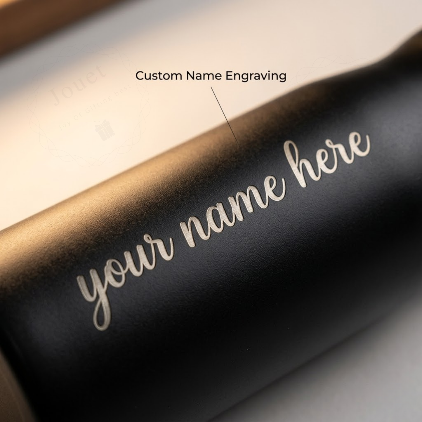 Personalised Water Bottle 750ml – Custom Engraved Stainless Steel Sipper for Gym, Office & Travel