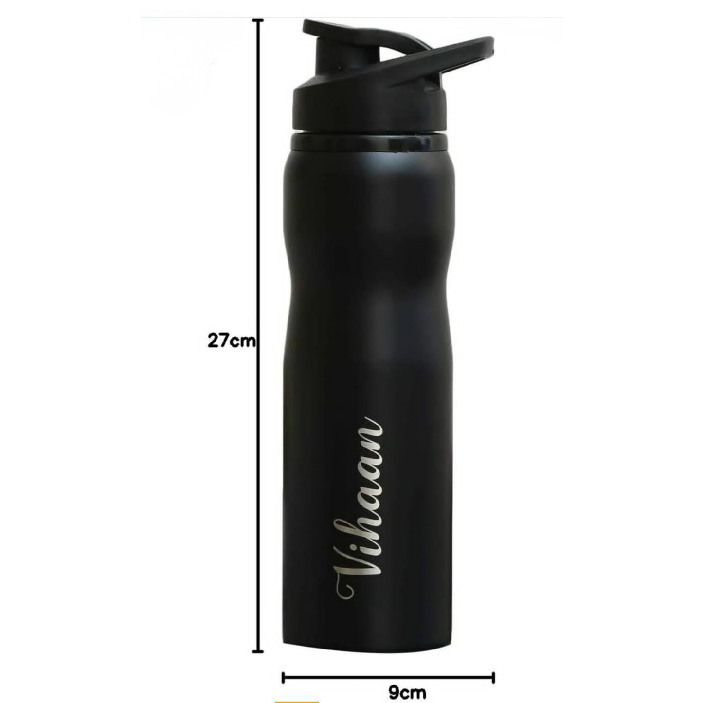 Personalised Water Bottle 750ml – Custom Engraved Stainless Steel Sipper for Gym, Office & Travel