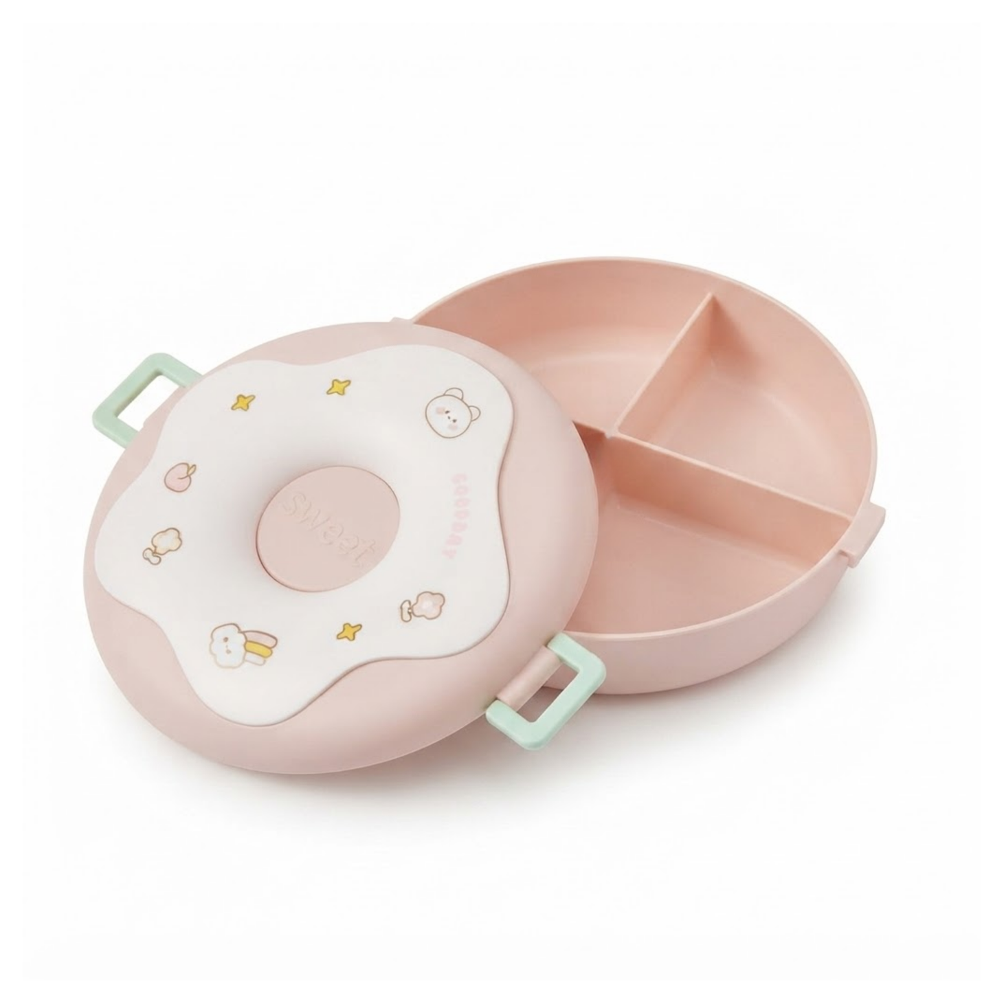 3-Compartment Kids Bento Lunch Box | BPA-Free Food Container with Cutlery