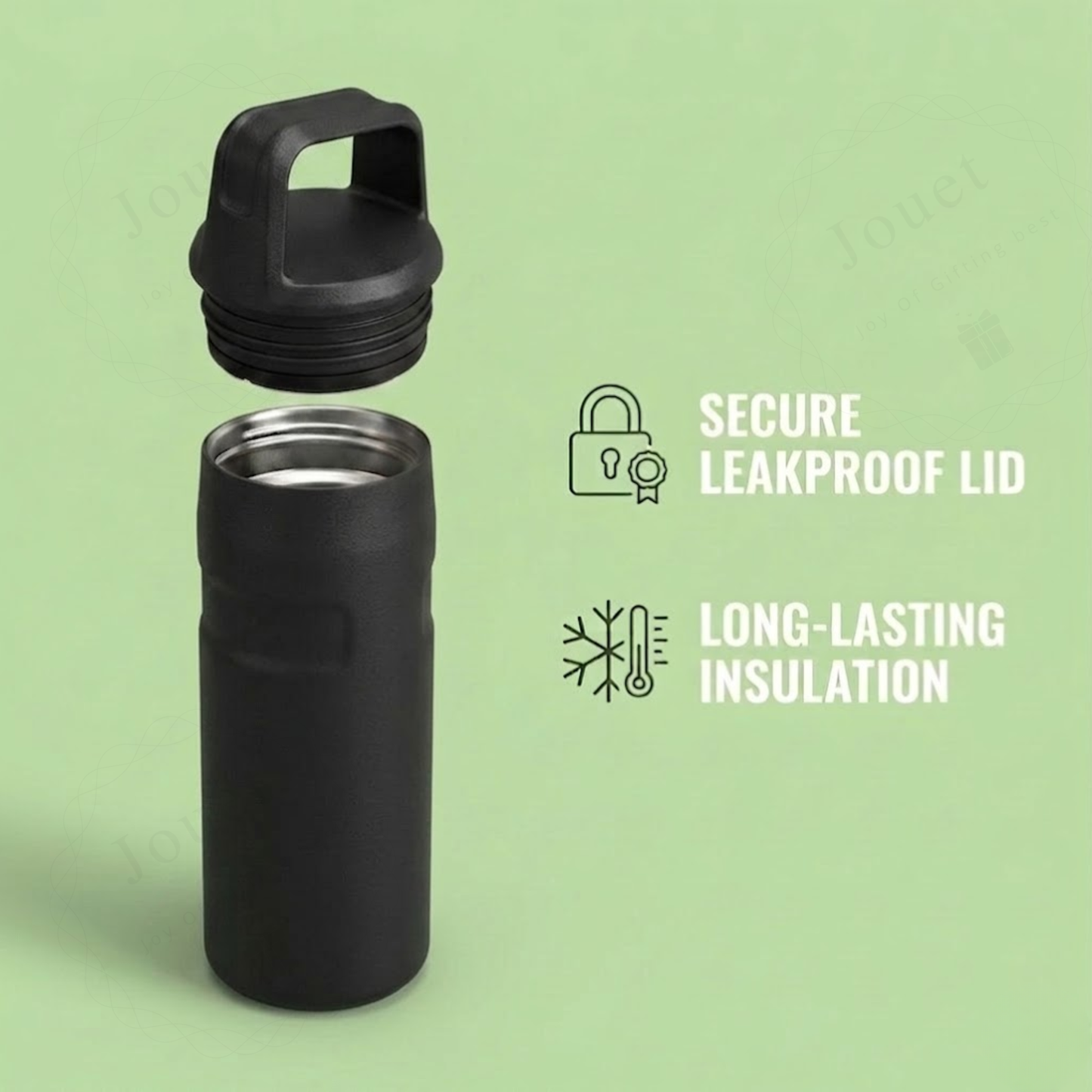 Personalized 700ml Thermos Bottle with Custom Name, Stainless Steel Vacuum Insulated Flask, Leakproof Travel Bottle
