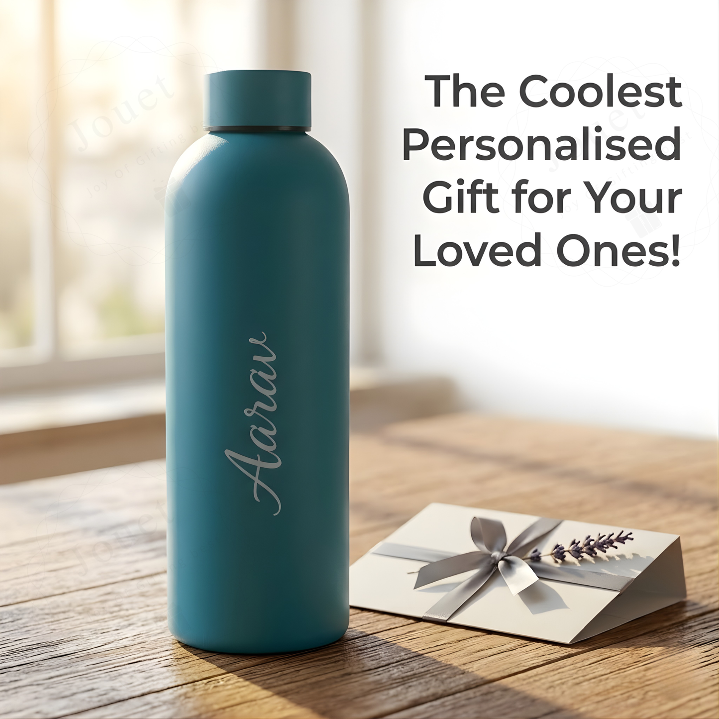 Personalized 500ml Thermos Bottle with Custom Name, Stainless Steel Vacuum Insulated Flask, Leakproof Travel Bottle