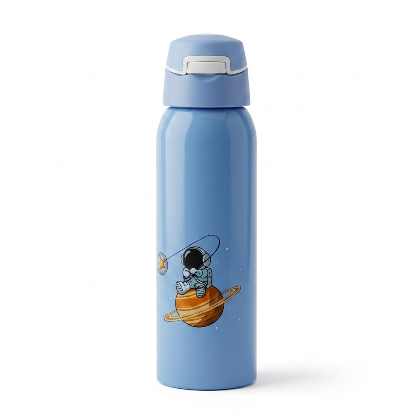 500ml Kids Stainless Steel Drinking Bottle with Flip Top Sipper Lid