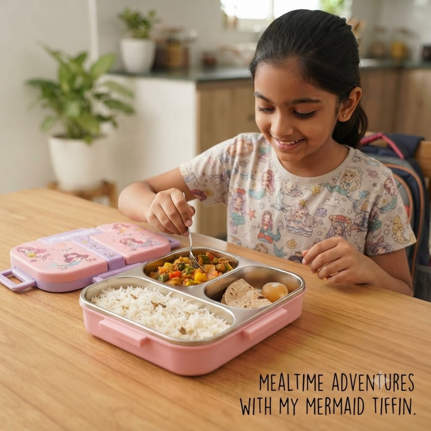 Premium Kids Stainless Steel Bento Lunch Box | Leakproof Clip Lock Food Container
