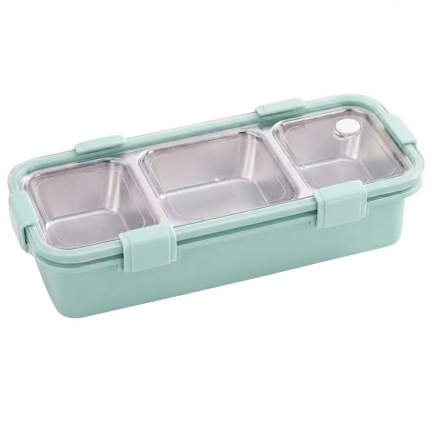 Multi Compartment Stainless Steel Bento Lunch Box for School, Office & Travel