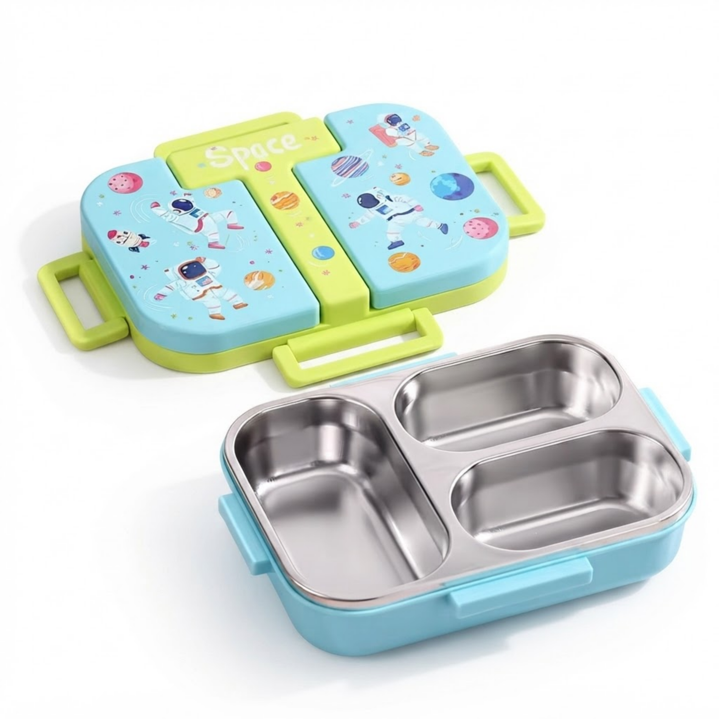 Premium Kids Stainless Steel Bento Lunch Box | Leakproof Clip Lock Food Container