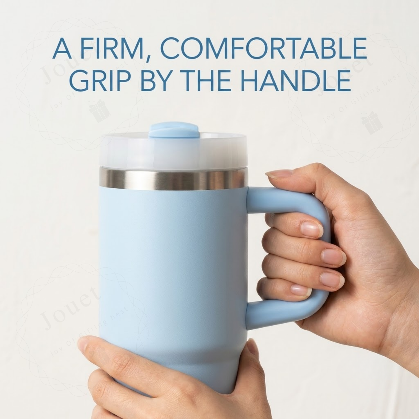 500ml Insulated Stainless Steel Water Bottle with Handle & Straw