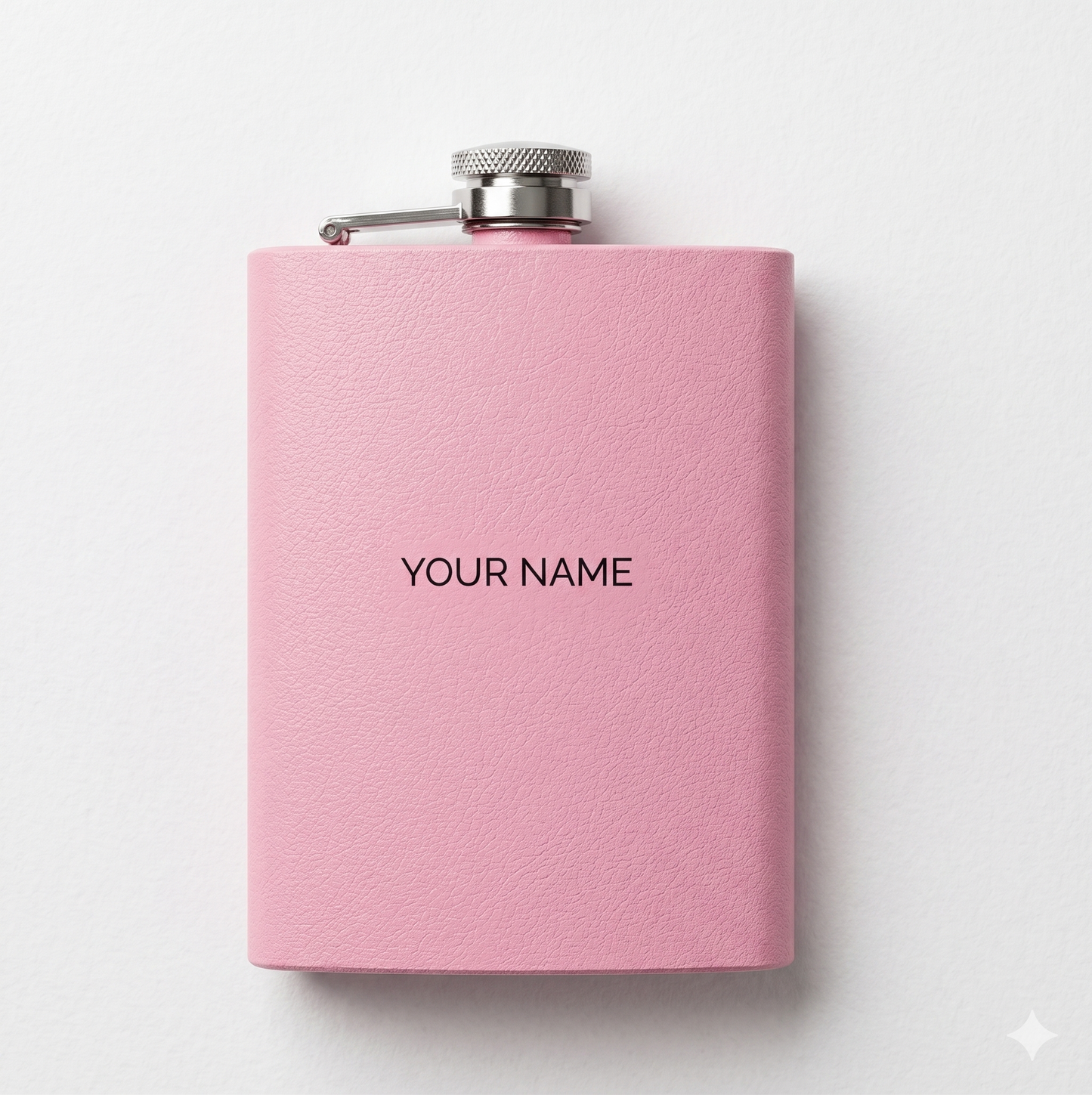 Personalised 240ml Stainless Steel Hip Flask with Custom Name Engraving, Leakproof Pocket Flask for Travel, Outdoor & Gifting